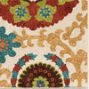 Orian Rugs Veranda Tatro White Area Rug Close up