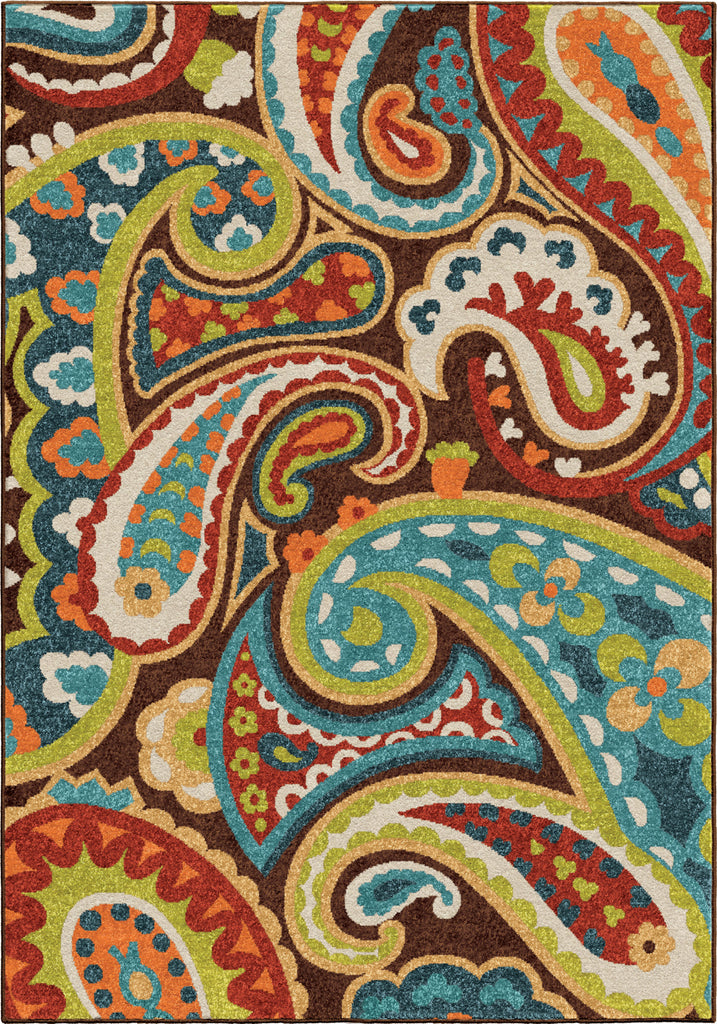 Orian Rugs Veranda Paisley Multi Area Rug main image