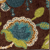 Orian Rugs Veranda Ethridge Brown Area Rug Close up