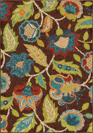 Orian Rugs Veranda Ethridge Brown Area Rug main image