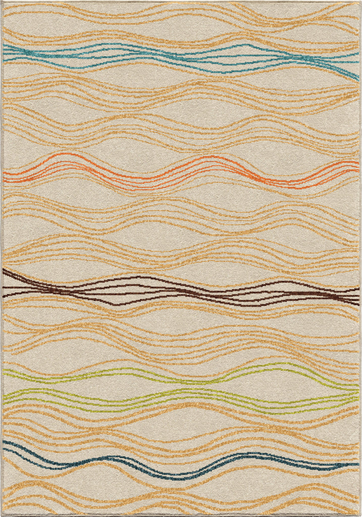 Orian Rugs Veranda Louvre White Area Rug main image