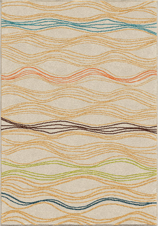 Orian Rugs Veranda Louvre White Area Rug main image