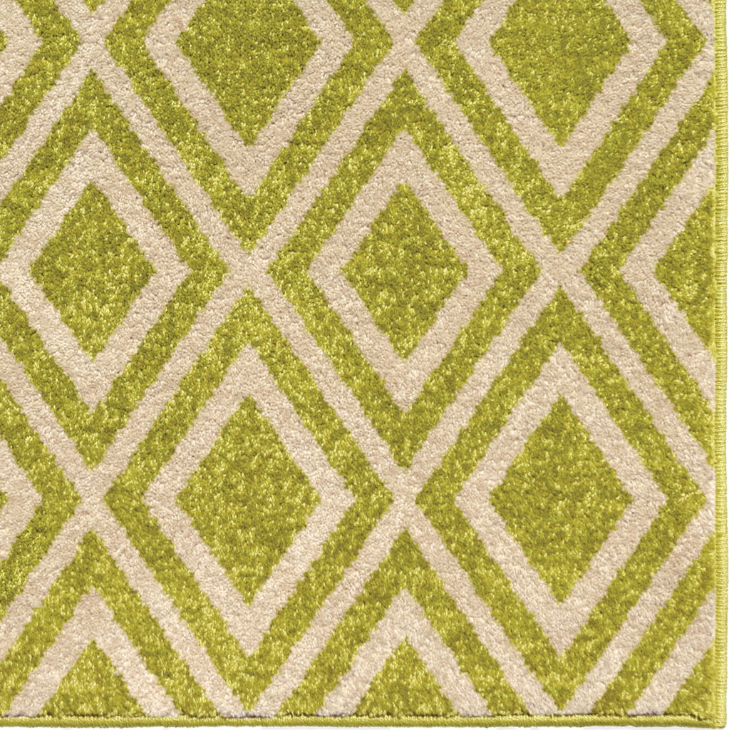 Orian Rugs Veranda Trellis Green Area Rug main image