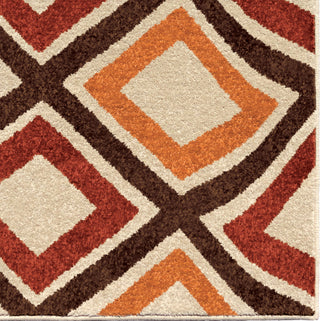 Orian Rugs Veranda Broad Street Autumn Area Rug Close up