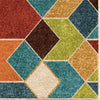 Orian Rugs Veranda Diamond Struck Multi Area Rug Close up