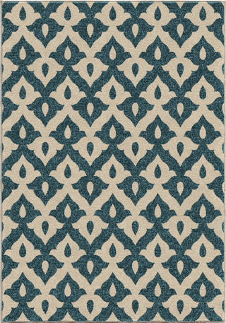 Orian Rugs Veranda Tribal Trellis Admiral Blue Area Rug main image