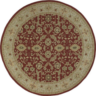 Momeni Veranda VR-03 Burgundy Area Rug Detail Shot