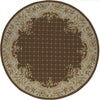 Momeni Veranda VR-06 Brown Area Rug Closeup