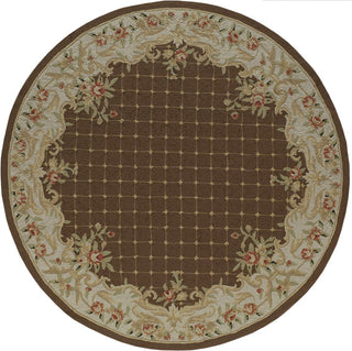 Momeni Veranda VR-06 Brown Area Rug Closeup