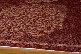 Momeni Veranda VR-09 Wine Area Rug Closeup