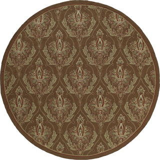 Momeni Veranda VR-15 Brown Area Rug Closeup