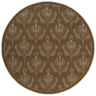 Momeni Veranda VR-15 Brown Area Rug Close up