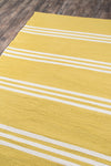 Momeni Veranda VR-16 Lemon Area Rug Corner Shot Feature