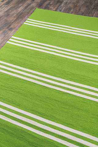 Momeni Veranda VR-16 Lime Area Rug Corner Shot