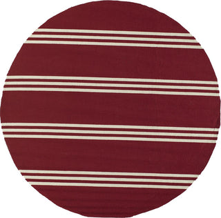 Momeni Veranda VR-16 Red Area Rug Closeup