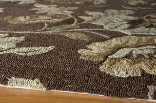 Momeni Veranda VR-24 Brown Area Rug Closeup Feature