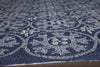 Momeni Veranda VR-26 Blue Area Rug Corner Shot