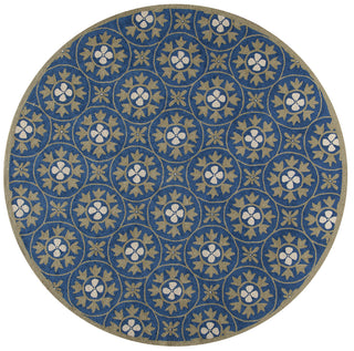 Momeni Veranda VR-30 Blue Area Rug Close up