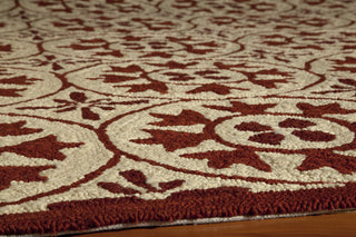 Momeni Veranda VR-30 Red Area Rug Closeup