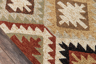 Momeni Veranda VR-41 Black Area Rug Closeup