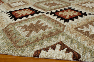 Momeni Veranda VR-41 Black Area Rug Closeup