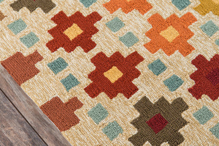 Momeni Veranda VR-43 Beige Area Rug Closeup