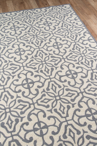 Momeni Veranda VR-59 Grey Area Rug Closeup Feature