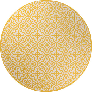 Momeni Veranda VR-59 Yellow Area Rug Detail Shot