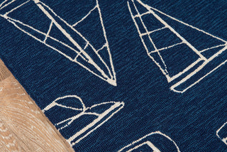 Momeni Veranda VR-70 Navy Area Rug Close up