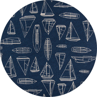 Momeni Veranda VR-70 Navy Area Rug Runner Image