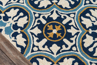 Momeni Veranda VR-77 Blue Area Rug Close up