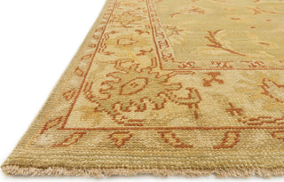 Loloi Vernon VN-02 Olive / Light Green Area Rug Corner Shot Feature