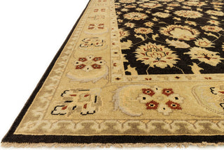 Loloi Vernon VN-06 Java / Gold Area Rug Corner Shot Feature