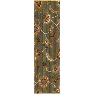 Orian Rugs Virtuous Garden Story Blue Area Rug Runner