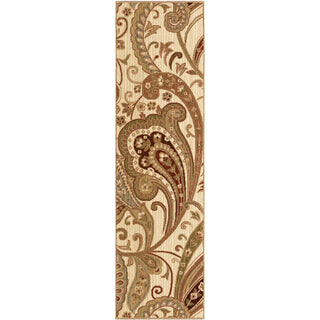 Orian Rugs Virtuous Hawthorn Beige Area Rug Runner