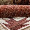 Orian Rugs Virtuous Glenwood Brown Area Rug Close Up