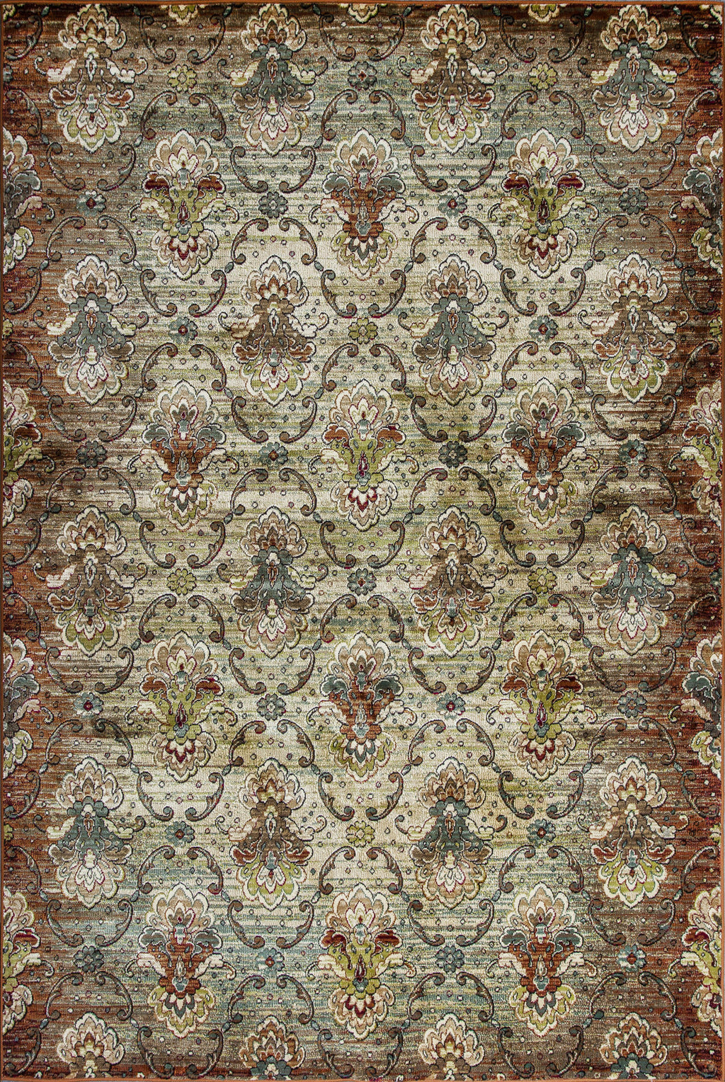 Damascus Rug KAS Versailles 8513 Multi Damascus Area Rug – Incredible Rugs and Decor