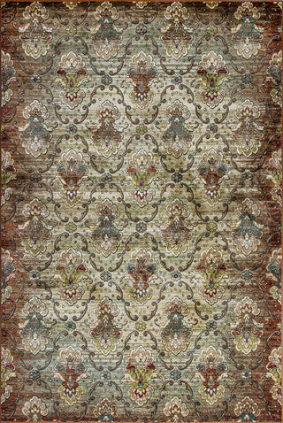 KAS Versailles 8513 Multi Damascus Machine Loomed Area Rug