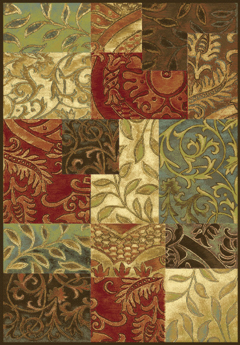 KAS Versailles 8550 Mocha Athena Machine Loomed Area Rug