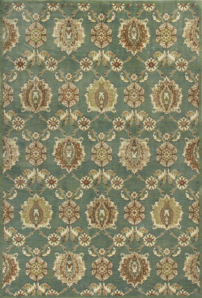 KAS Versailles 8571 Seafoam Allover Tabriz Area Rug main image