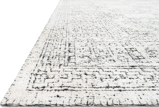 Loloi Vestige VQ-01 White/Black Area Rug Corner