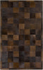 Surya Vegas VGS-3001 Chocolate Animal Hide Area Rug 5' X 8'