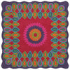 LR Resources Vibrance 03540 Multi Hand Tufted Area Rug 4' Square