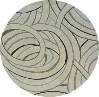 LR Resources Vibrance 03545 Cosmos Area Rug Round Image