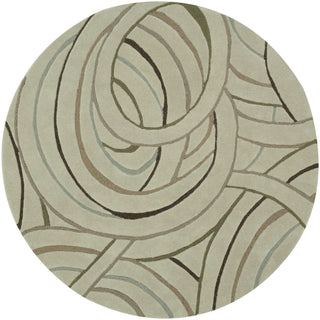 LR Resources Vibrance 03545 Cosmos Hand Tufted Area Rug 7'9'' Round