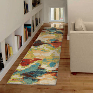 Orian Rugs Vibrance Vibrant Mirage Multi Area Rug Runner