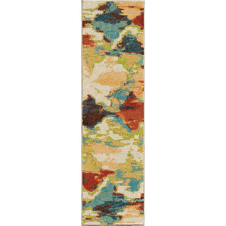 Orian Rugs Vibrance Vibrant Mirage Multi Area Rug Runner