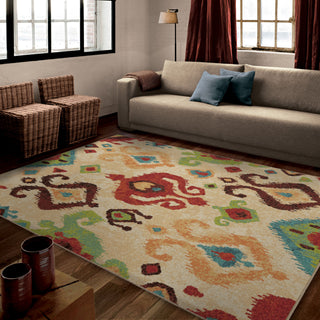 Orian Rugs Vibrance Ancient Multi Area Rug Room Scene Feature