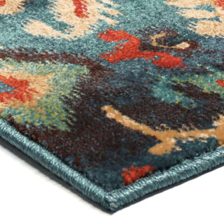 Orian Rugs Vibrance Eastern Tradition Multi Area Rug Corner Shot