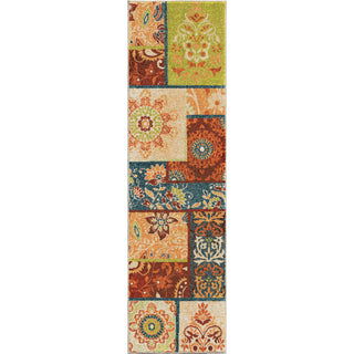 Orian Rugs Vibrance Patchland Multi Area Rug Runner